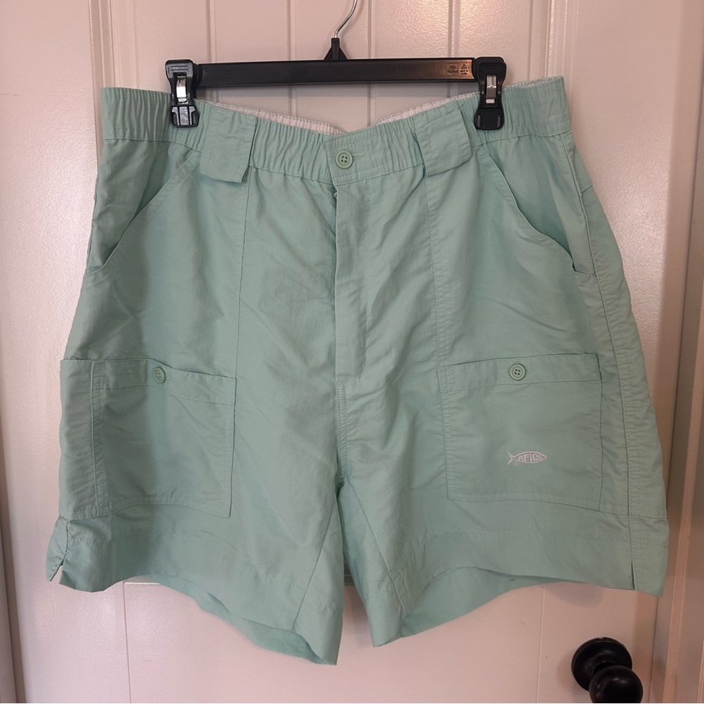 AFTCO Fishing Shorts! Seafoam Green Men’s Outdoor Shorts